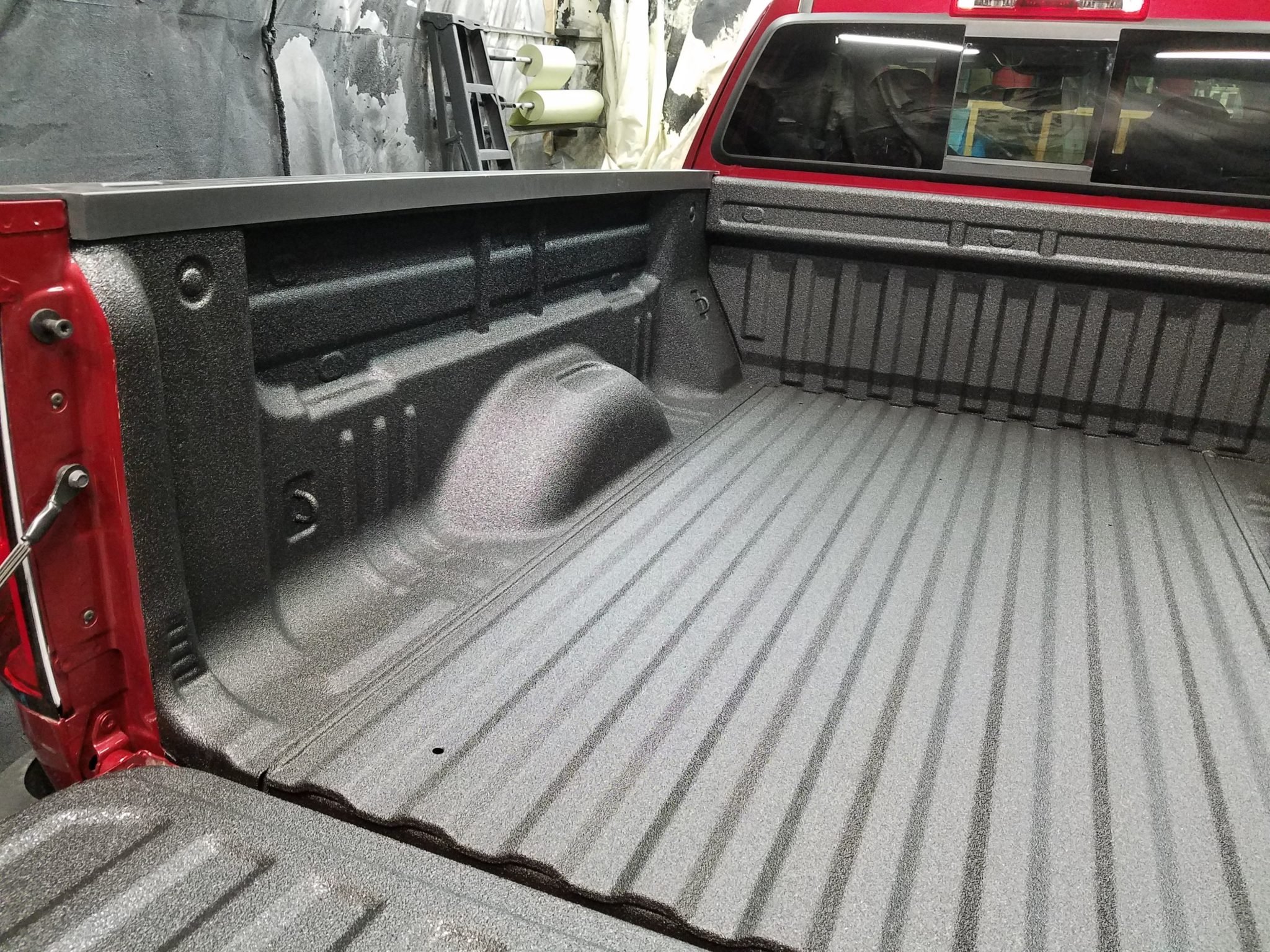 left side of a pickup truck