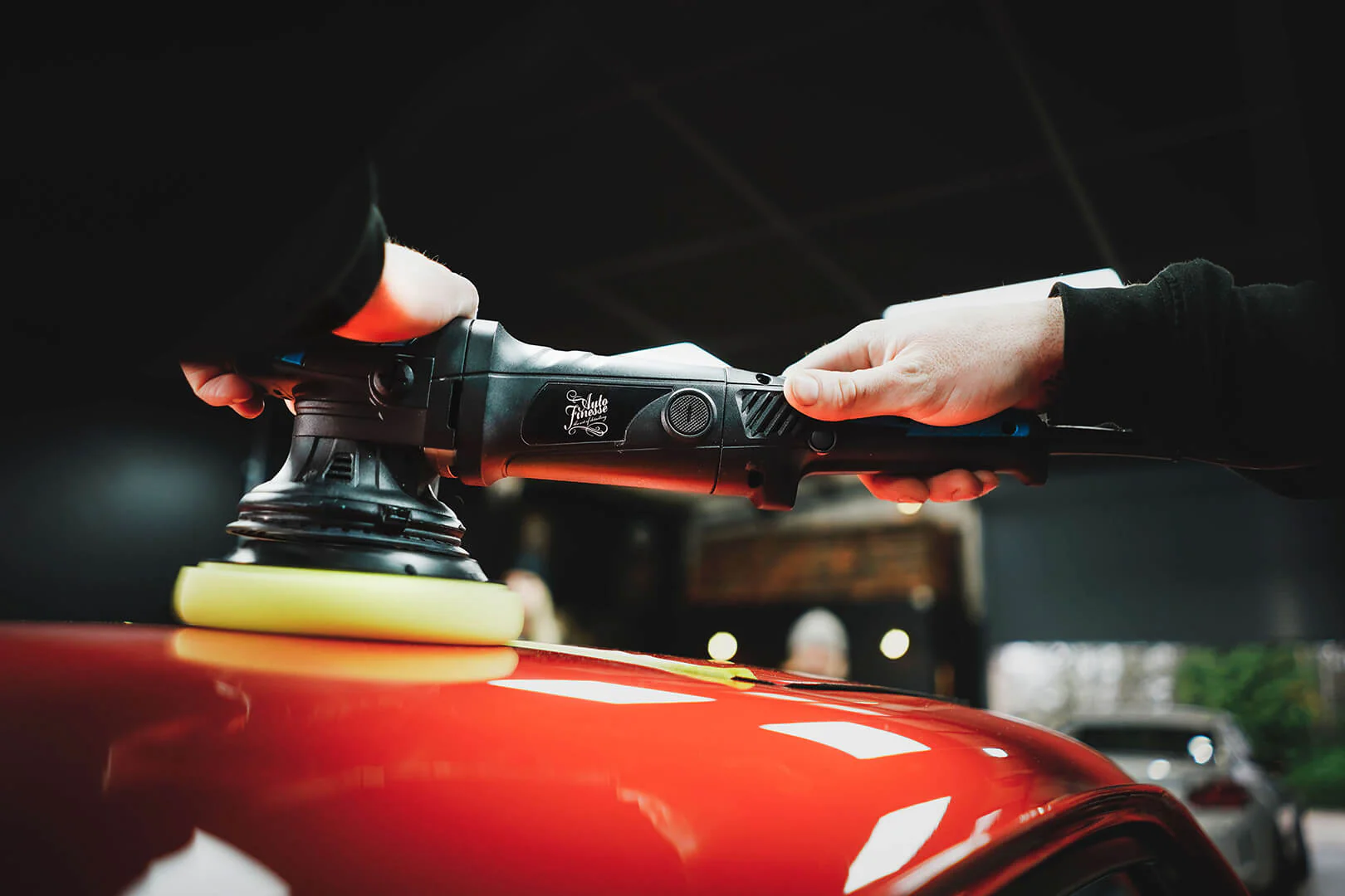 Paint polishing before ceramic coating installation