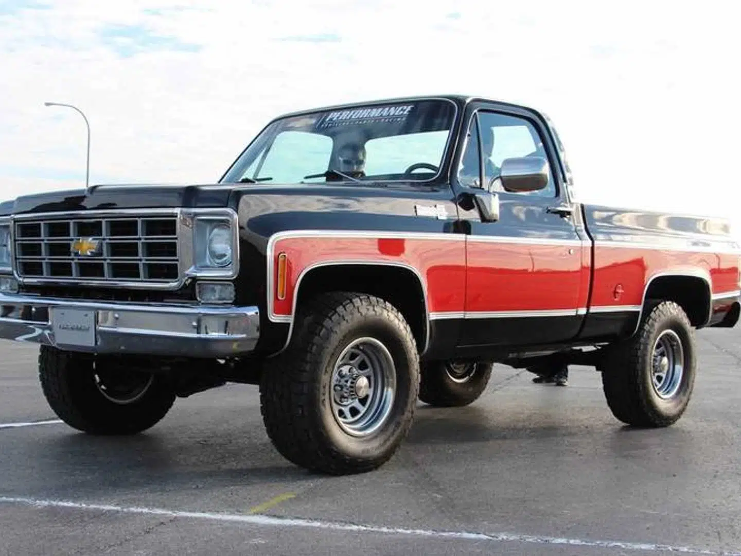 Classic Chevy square body pickup truck protection
