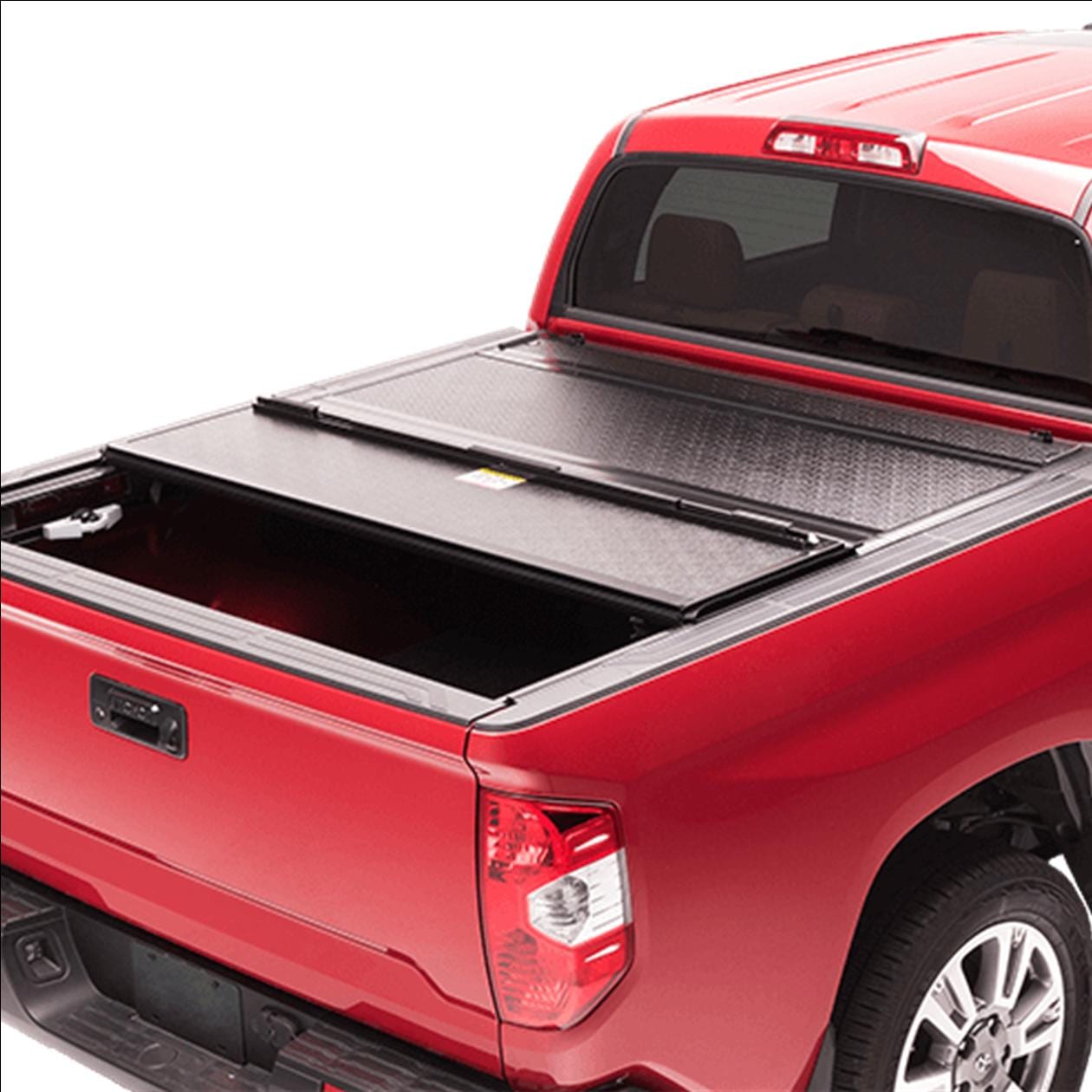 Truck with premium bed protection ready for adventure